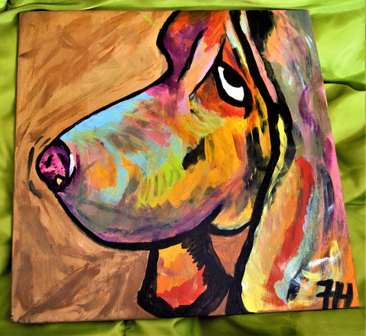 big sale was $40 now $15  Basset Hound Portrait