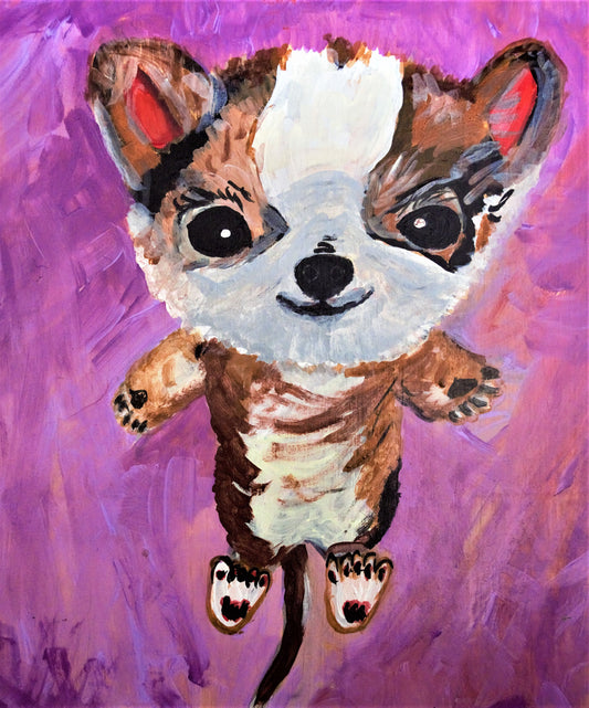 big sale was $40 now $15  Chihuahua Puppy Painting