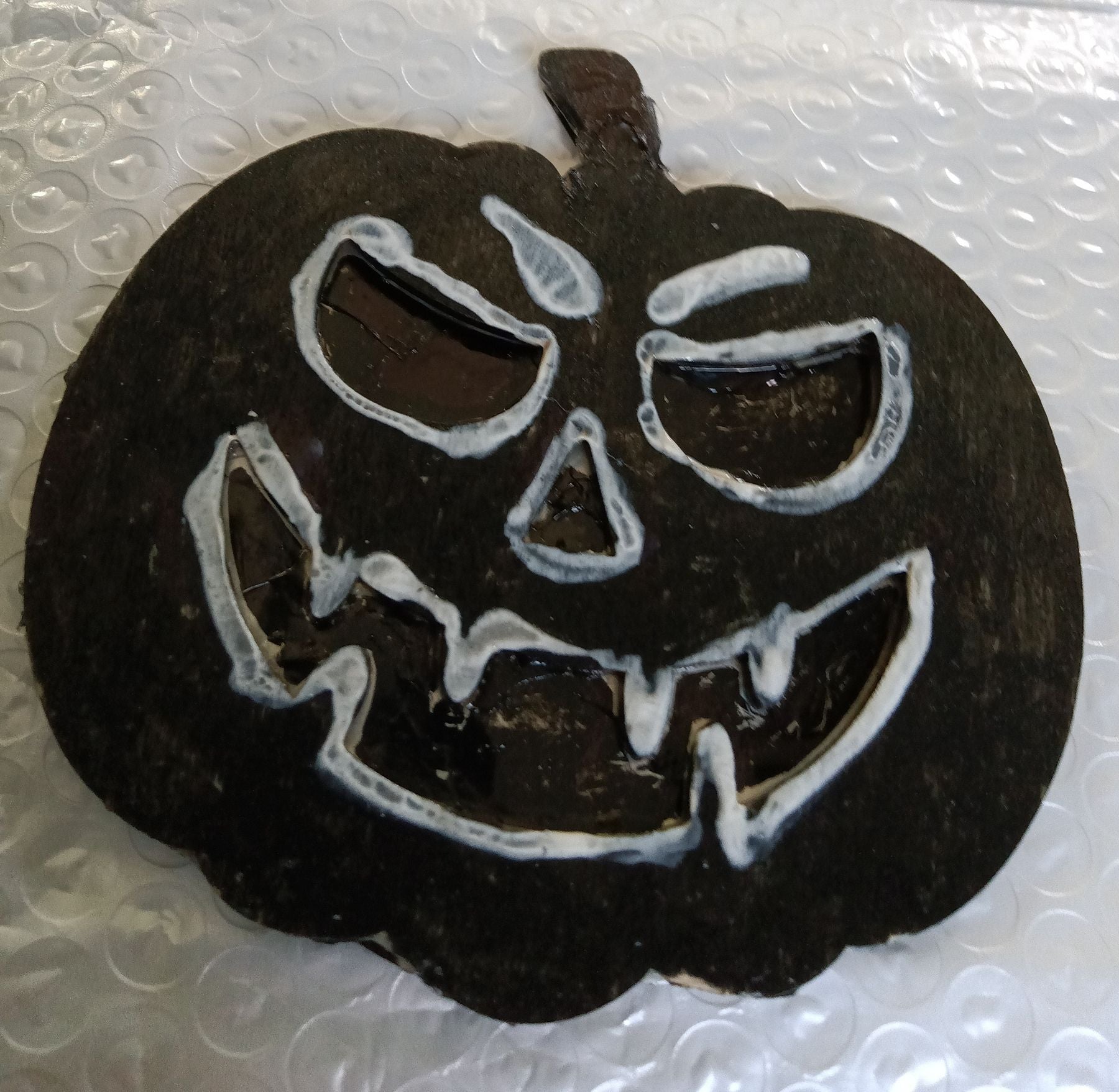 wooden shapes - pumpkins