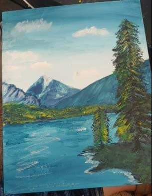 Landscape Paintings - hand painted  8 x 10 inch stretched canvas 