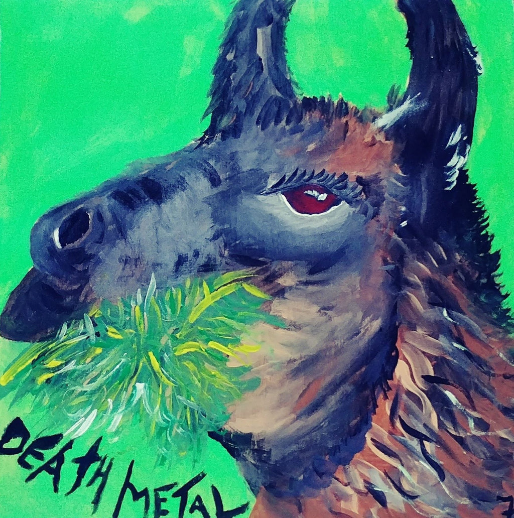 Pet portrait - hand painted  14 x 11 inch canvas panel one animal