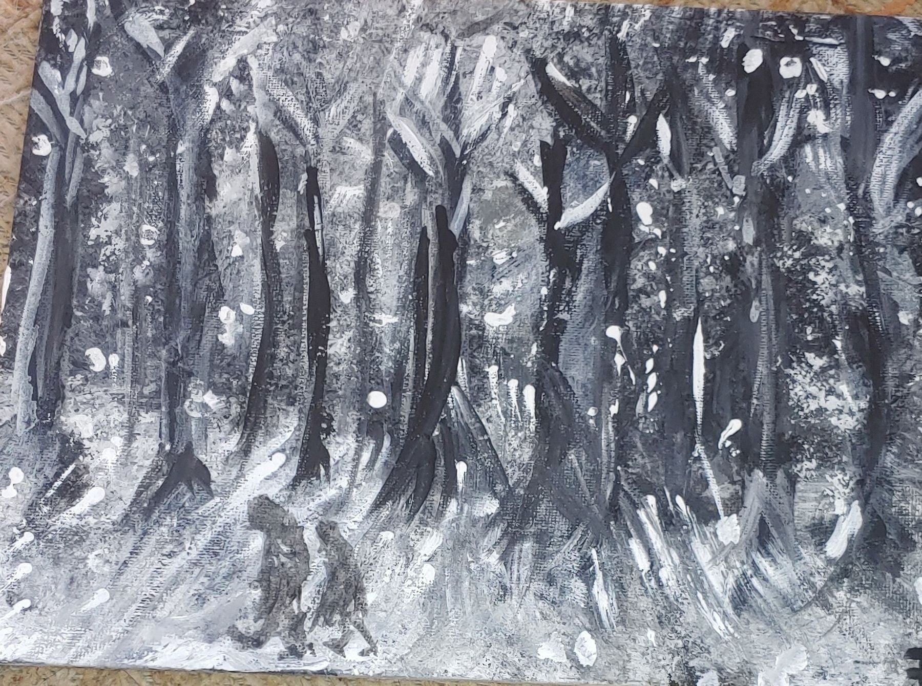 Landscape Paintings - hand painted 14 x 11 inch stretched canvas  