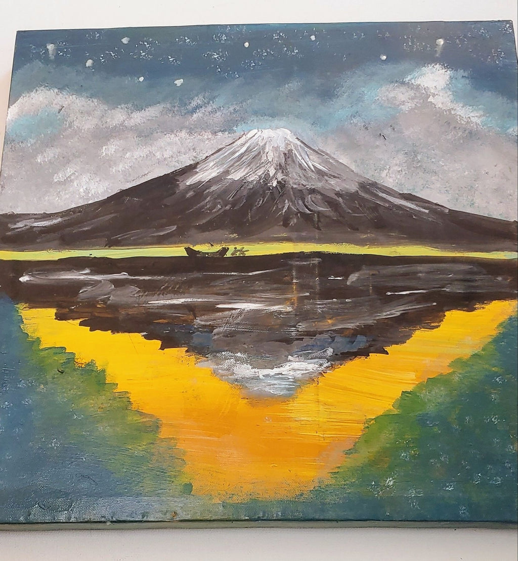 Landscape Paintings - hand painted 16 x 20 inch stretched canvas  