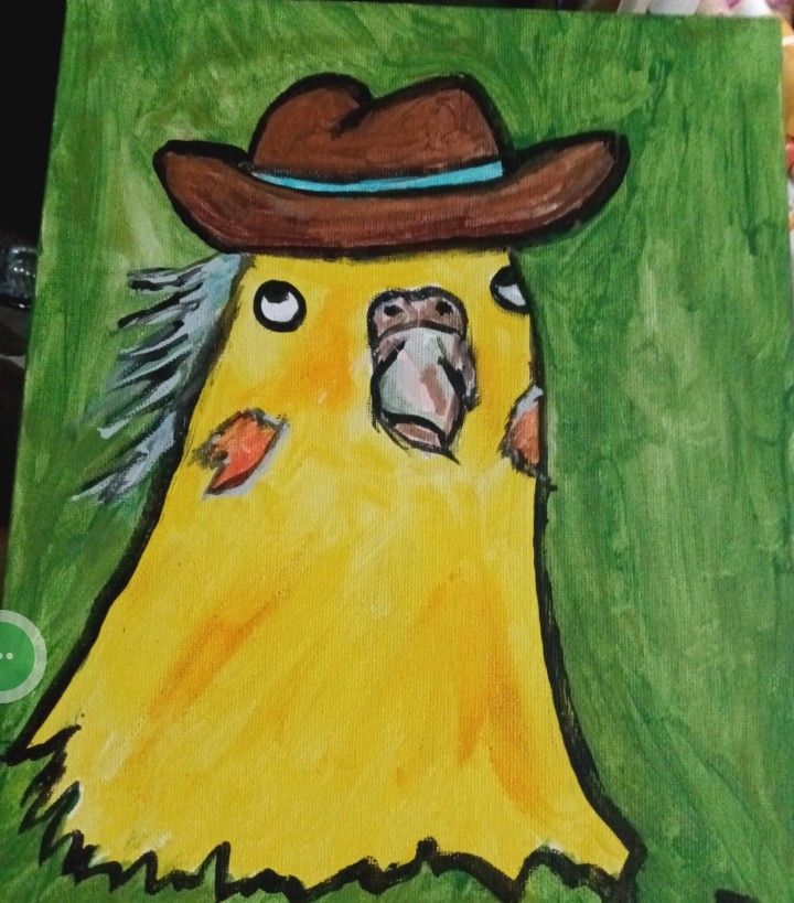 customized 4 x 4 inch pet portrait on wood