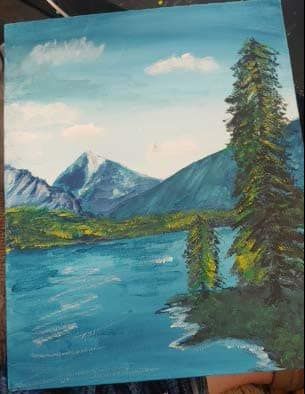 Landscape Paintings - hand painted  8 x 10 inch canvas panel 