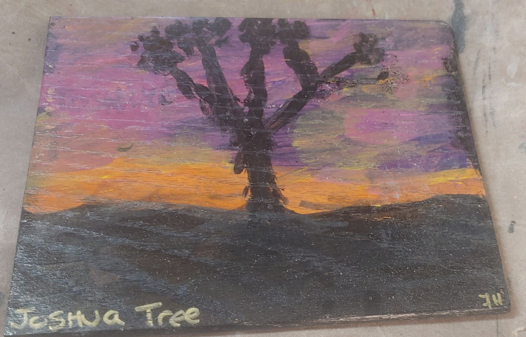 Landscape Paintings - hand painted 16 x 20 inch stretched canvas  